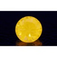 【 Under S (Light Yellow) カラー 】 天然イエローダイヤモンド ルース(裸石) 0.093ct, I-1 【 蛍光性が『ストロング・オレンジ』のレアダイヤです 】【 中央宝石研究所ソーティング袋付 】【 送料無料 】