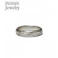 INDIAN JEWELRY ナバホ族アーティストの作品『NAVAJO STAMPED SILVER RING』【アメカジ・ネイティブ】IJ-114