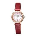 シチズン ソーラー時計 ウイッカ KH4-963-10 女性用 腕時計 革バンド wicca　名入れ刻印対応、有料　取り寄せ品