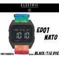 【日本国内正規品送料無料・８％OFF】ELECTRIC WATCH ED01 NATO BLACK/TIE DYE EW0110020076　エレクトリック ウォッチ ED01 NATO ブラック/タイダイ 腕時計