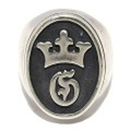 Gaboratory（ガボラトリー）Raised G Crown Signet Ring 　レイズドＧクラウンシグネットリング