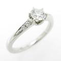 4゜C ダイヤモンドリング 0．266ct・E・VVS2・3EXT H＆C