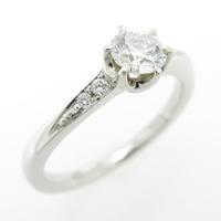 4゜C ダイヤモンドリング 0．266ct・E・VVS2・3EXT H＆C