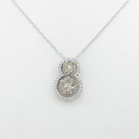 750WG／K18WG ダイヤモンドネックレス20％引き