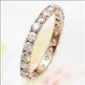 Actrice-アクトゥリス-K10ピンクゴールド×ダイヤモンドエタニティリング1.0ct