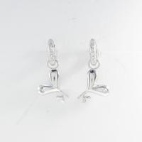 K18WG 2WAY キー ダイヤモンドピアス30％引き