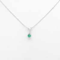 K18WG エメラルドネックレス20％引き