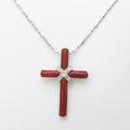 K18WG クロス サンゴネックレス30％引き