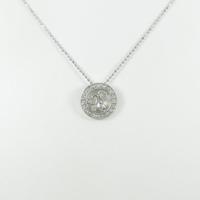 K18WG ダイヤモンドネックレス