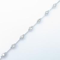 K18WG ダイヤモンドブレスレット20％引き