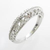 K18WG ダイヤモンドリング