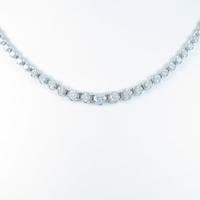 K18WG／K14WG ダイヤモンドネックレス