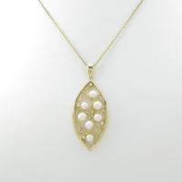 K18YG アコヤパールネックレス30％引き