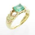 K18YG エメラルドリング