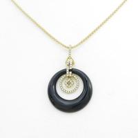 K18YG オニキスネックレス