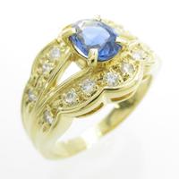 K18YG サファイヤリング