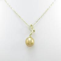 K18YG シロチョウパールネックレス