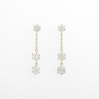 K18YG ダイヤモンドピアス