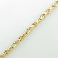 K18YG ダイヤモンドブレスレット20％引き