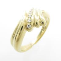 K18YG ダイヤモンドリング