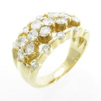 K18YG ダイヤモンドリング