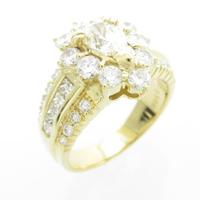 K18YG ダイヤモンドリング