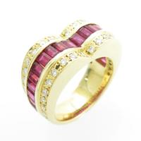 K18YG ルビーリング