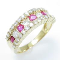 K18YG ルビーリング