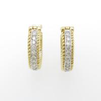 K18YG／K18WG ダイヤモンドピアス10％引き