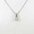 K18YG／プラチナダイヤモンドネックレス 1．505ct・VLB・SI1・VERYGOOD