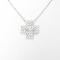 PT クロス ダイヤモンドネックレス