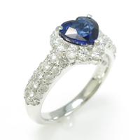 PT ハート サファイヤリング