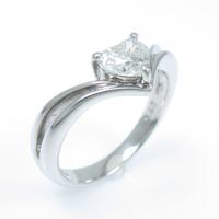 PT ハート ダイヤモンドリング