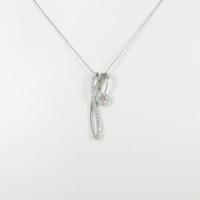 PT フラワー ダイヤモンドネックレス