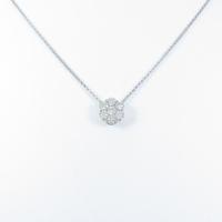 PT フラワー ダイヤモンドネックレス