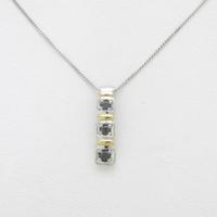 PT／K18YG ダイヤモンドネックレス30％引き