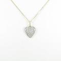 PT／K18YG ハート ダイヤモンドネックレス10％引き