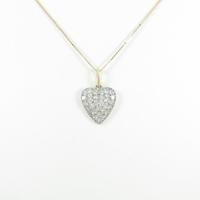 PT／K18YG ハート ダイヤモンドネックレス10％引き