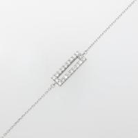 【19moresale】【リメイク】K18WG ダイヤモンドブレスレット