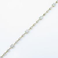 【リメイク】K18YG ダイヤモンドブレスレット