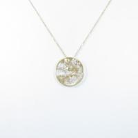 【リメイク】K18YG フラワー ダイヤモンドネックレス