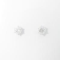 【リメイク】ST／プラチナダイヤモンドピアス 0．319ct・0．333ct・E・SI2・VG