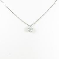 【リメイク】プラチナダイヤモンドネックレス 0．322ct・F・SI1・EX H＆C40％引き