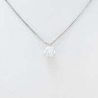 【リメイク】プラチナダイヤモンドネックレス 0．682ct・E・SI1・GOOD20％引き