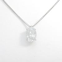 【リメイク】プラチナダイヤモンドネックレス 7．064ct・E・I1・オーバルカット10％引き