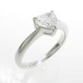 【リメイク】プラチナダイヤモンドリング 0．604ct・D・VVS2・ハートシェイプ