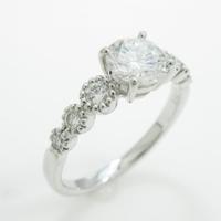【リメイク】プラチナダイヤモンドリング 0．746ct・E・VS1・VERYGOOD