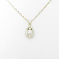 【新品】K18YG ダイヤモンドネックレス 0．210ct・E・SI2・GOOD