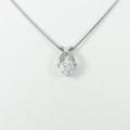 【新品】プラチナダイヤモンドネックレス 0．245ct・F・SI2・VERYGOOD10％引き