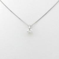 【新品】プラチナダイヤモンドネックレス 0．383ct・H・SI2・GOOD
